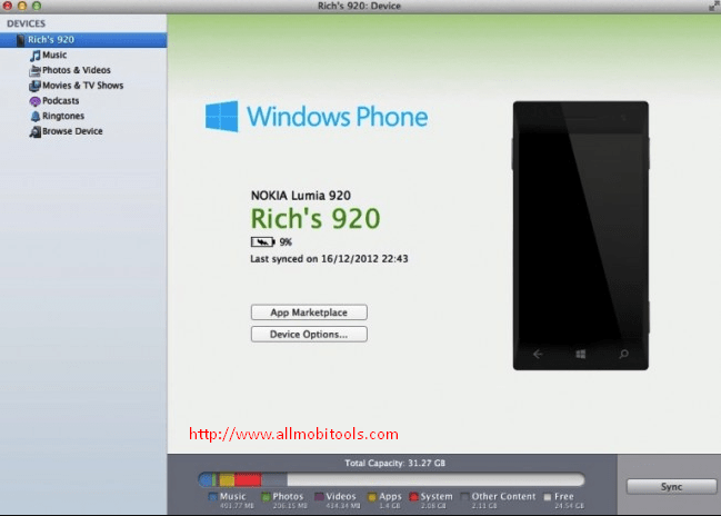 Nokia Lumia PC Suite Latest Version Free Download For All Nokia Lumia 610, 710, 800, 920 Windows Phones