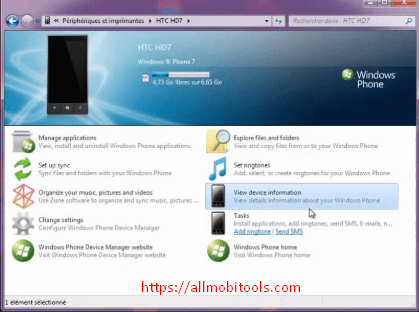 Download Windows Phone Device Manager Latest Version v1.10.0.0
