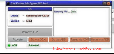 Download GSM Flasher ADB Bypass FRP Tool