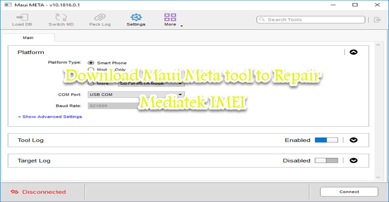 Maui Meta 3G/4G MTK IMEI Repair Tool