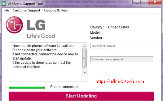 LG Mobile Support Tool Download Latest 2024 for Windows 7/8/10