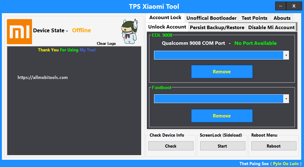 Download TPS Xiaomi Tool