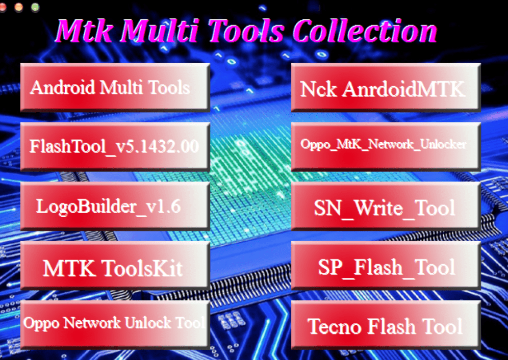 Download MTK Multi Tools Collection Latest Setup (2024)