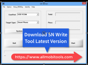 Download MTK imei Sn Write Tool