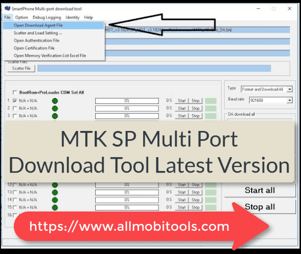 MTK SP Multi Port Download Tool