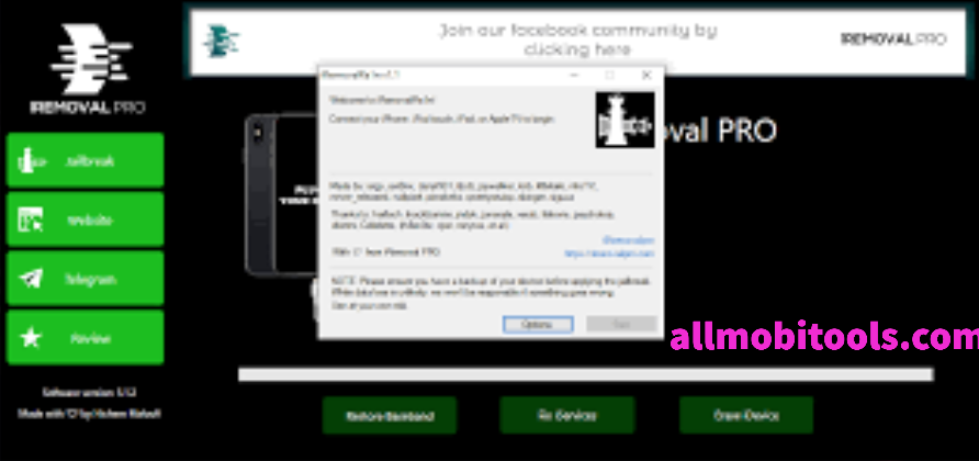iRemoval Pro Tool v6.6 [iRa1n v4.2] Free Download 2024 [iCloud ByPass]